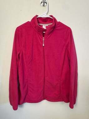 Danskin Now Pink Full-Zip Microfleece Jacket